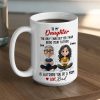 Watching You Be a Mom - Emotional Gift for Daughter - Custom Ceramic Mug for a Special Father-Daughter Connection