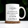 Watching You Be A Mom Heart and Flowers Design - Personalized Custom Coffee Mug - DAU097_MG