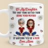 Watching You Be A Mom Is My Greatest Joy - Family Personalized Custom 3D Inflated Effect Printed Mug - Gift For Mom, Daughter