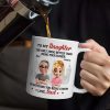 Watching You Being A Mom Dad To Daughter - Personalized Mug