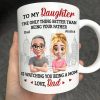Watching You Being A Mom Dad To Daughter - Personalized Mug