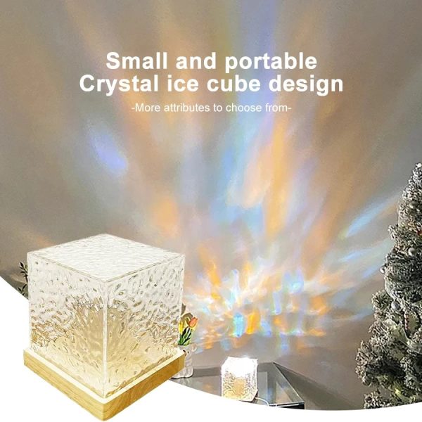 Water Ripple Crystal Lamp