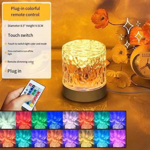 Water Ripple Crystal Lamp