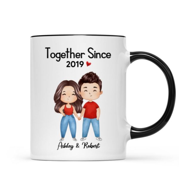 Watercolor Couple Gift For Him Gift For Her Personalized Mug