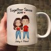 Watercolor Couple Gift For Him Gift For Her Personalized Mug