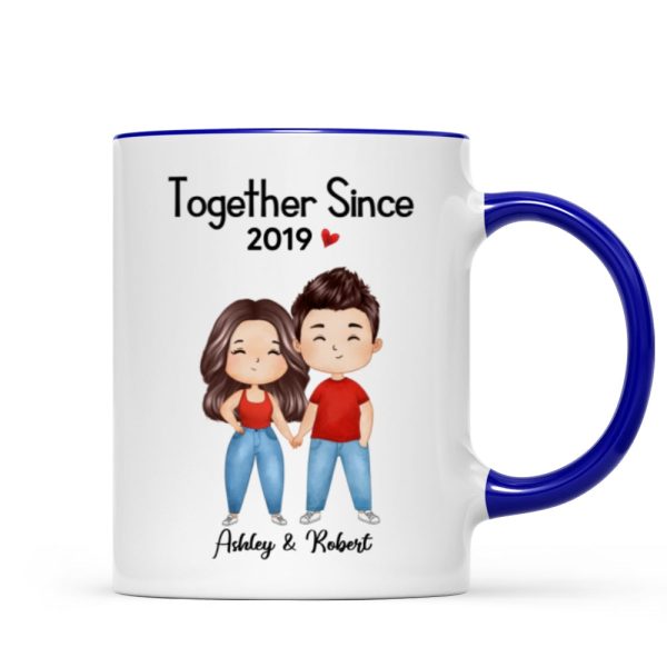 Watercolor Couple Gift For Him Gift For Her Personalized Mug