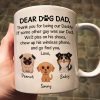 Watercolor Cute Dogs Dear Dog Dad Gift Personalized Mug