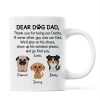 Watercolor Cute Dogs Dear Dog Dad Gift Personalized Mug