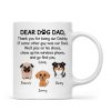 Watercolor Cute Dogs Dear Dog Dad Gift Personalized Mug