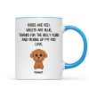 Watercolor Cute Dogs Roses Are Red Violets Are Blue Gift For Dog Lovers Personalized Mug