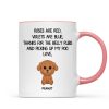 Watercolor Cute Dogs Roses Are Red Violets Are Blue Gift For Dog Lovers Personalized Mug