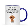 Watercolor Cute Dogs Roses Are Red Violets Are Blue Gift For Dog Lovers Personalized Mug