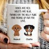 Watercolor Cute Dogs Roses Are Red Violets Are Blue Gift For Dog Lovers Personalized Mug