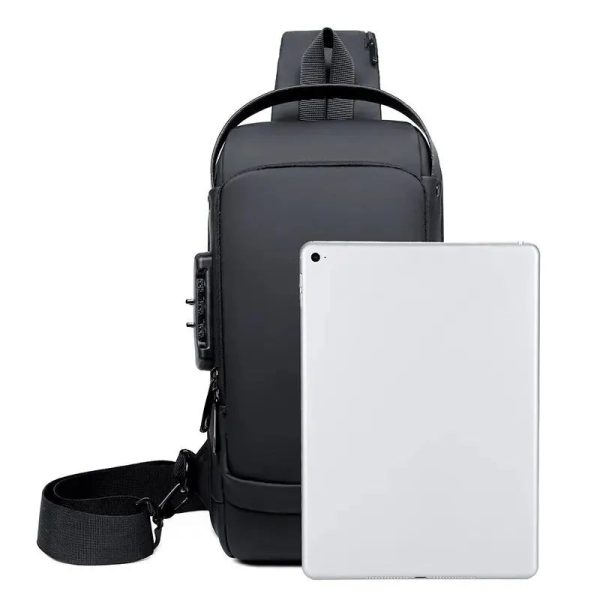 Waterproof Chest Bag With Usb Charging Interface