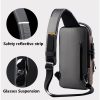 Waterproof Chest Bag With Usb Charging Interface