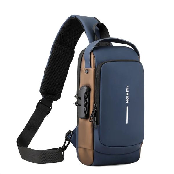 Waterproof Chest Bag With Usb Charging Interface