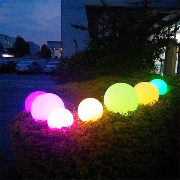 Waterproof Garden Ball Led Lights For Outdoor