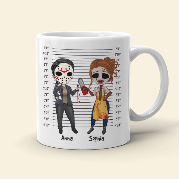We Are Accomplishes And Abilis Personalized Horror Besties Coffee Mug Gift For Friend