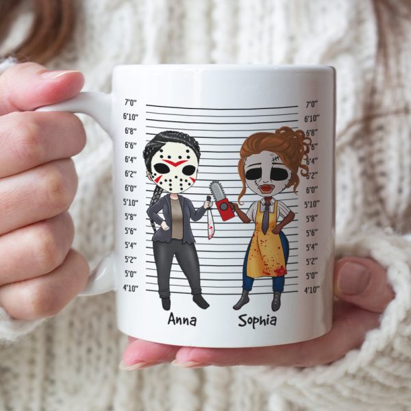 We Are Accomplishes And Abilis Personalized Horror Besties Coffee Mug Gift For Friend