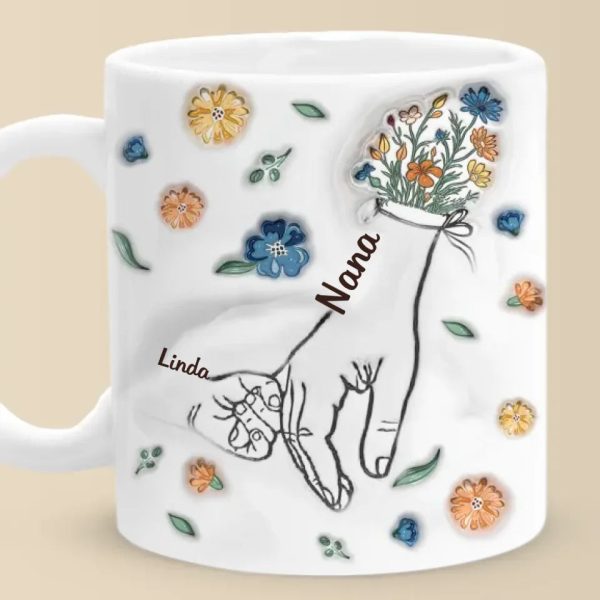 We Are Born Of Love - Family Personalized Custom 3D Inflated Effect Printed Mug - Gift For Mom, Grandma