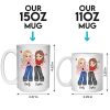 We Are More Than Friends - Besties Personalized Custom Mug - Gift For Best Friends, BFF, Sisters