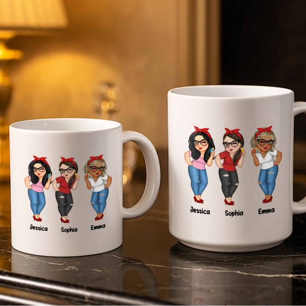 We Are More Than Friends Small Gang Mug - Personalized Custom Coffee Mug - BST519_MG