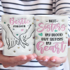 We Are Sisters By Heart - Bestie Personalized Custom 3D Inflated Effect Printed Mug - Gift For Best Friends, BFF, Sisters, Coworkers