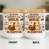 We Blend Perfectly Like Milk And Coffee - Personalized Custom Coffee Mug - CPL1347_MG