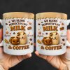 We Blend Perfectly Like Milk And Coffee - Personalized Custom Coffee Mug - CPL1347_MG