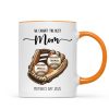 We Caught The Best Mom Baseball, Softball Personalized Mug, Custom Kid's Name, Mother's Day, Gift For Wife, Gift For Mom