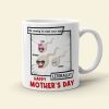 We Coming To Meet Your Egg-Gift For Mother- Personalized Coffee Mug- Mother's Day Coffee Mug