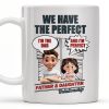 We Have The Perfect Father & Daughter Relationship, Cartoon Characters - Personalized Custom Coffee Mug - DAD136_MG
