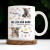 We Lick Our Bums And Then Lick Your Face, Dogs and Paws - Personalized Custom Coffee Mug - DOG037_MG