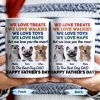 We Love Treats We Love Walkies, Dogs - Personalized Custom Coffee Mug - DOG046_MG