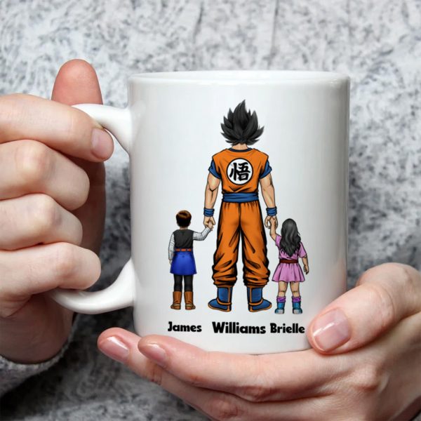 We Love You Over 9000 - Gift For Dad, Husband, Father's Day - Personalized Ceramic Mug