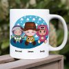We Love You to Infinity And Beyond, Gift For Dad, Personalized Mug, Kids Mug, Father's Day Gift 01NAHN100523HA