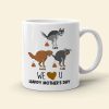 We Make Eye Contact- Gift For Dog Lovers- Personalized Coffee Mug- Mother's Day Mug