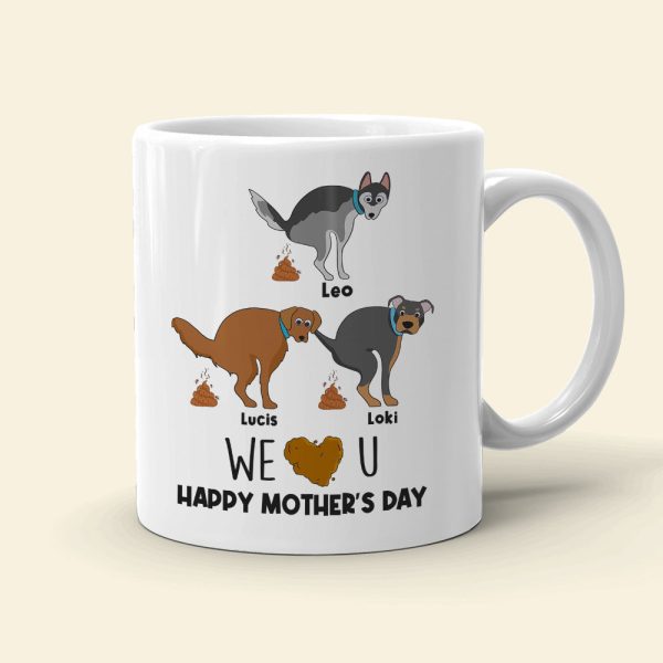 We Make Eye Contact- Gift For Dog Lovers- Personalized Coffee Mug- Mother's Day Mug