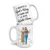 We Never Walk Alone - Family Personalized Custom Mug - Gift For Mom, Daughter