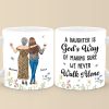 We Never Walk Alone - Family Personalized Custom Mug - Gift For Mom, Daughter