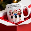 We Panic And Survive Together - Personalized Mug - Funny Gift For Work Besties, Colleagues