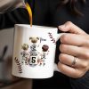 We Scored A Home Run When We Got You As Our Dad, Baseball Stitches And Uniforms - Personalized Custom Coffee Mug - DAD140_MG