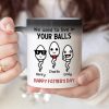 We Swam Hard To Be Here - Family Personalized Custom Color Changing Mug - Father's Day, Gift For Dad