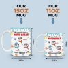 We Used To Live In Your Balls - Family Personalized Custom 3D Inflated Effect Printed Mug - Father's Day, Gift For Dad, Grandpa