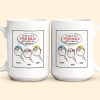 We Used To Live In Your Balls Father's Day Gift - Personalized Mug