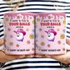We Used To Lived In Your Balls Dad - 3D Inflated Effect Printed Mug, Personalized White Edge-to-Edge Mug