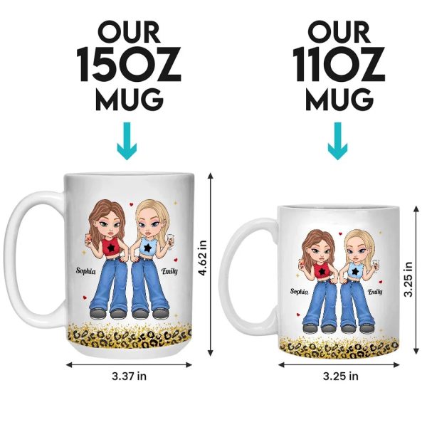 We Will Be Friends Forever Because You Know Too Much - Bestie Personalized Custom Mug - Gift For Best Friends, BFF, Sisters