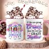 We Will Go Crazy Together-Personalized Accent Mug -Gift For Besties- Unicorn Besties Mug