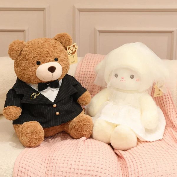 Wedding Sheep Plush Couple Soft Stuffed Toys Gift