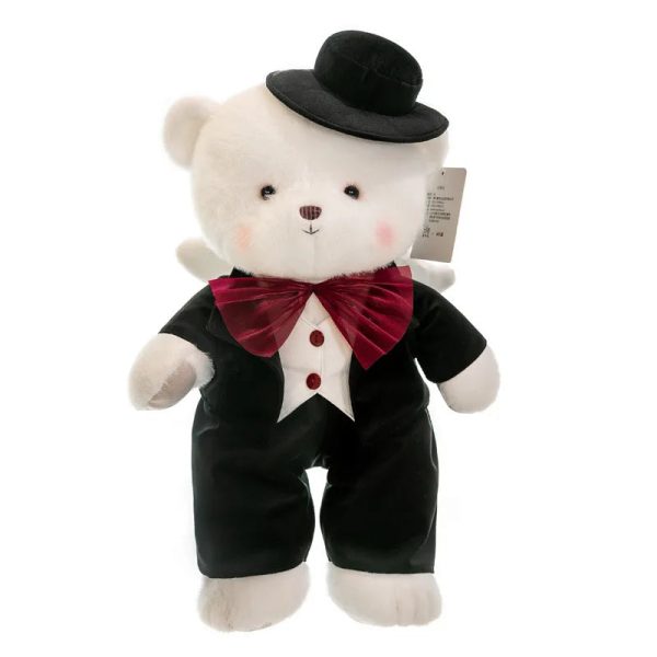 Wedding Teddy Bear Couple Plush Bride and Groom Doll